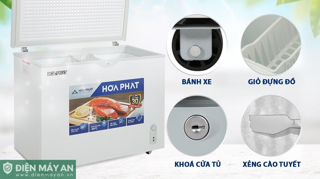 Tủ đông Hòa Phát 252 lít HPF AD6252